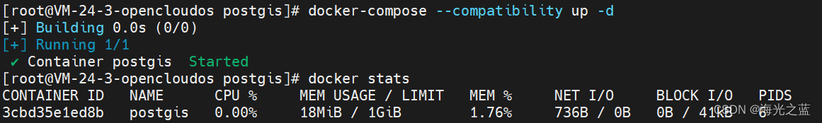 docker-compose部署postgresql