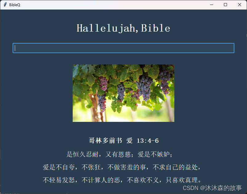 python之Bible快速检索器