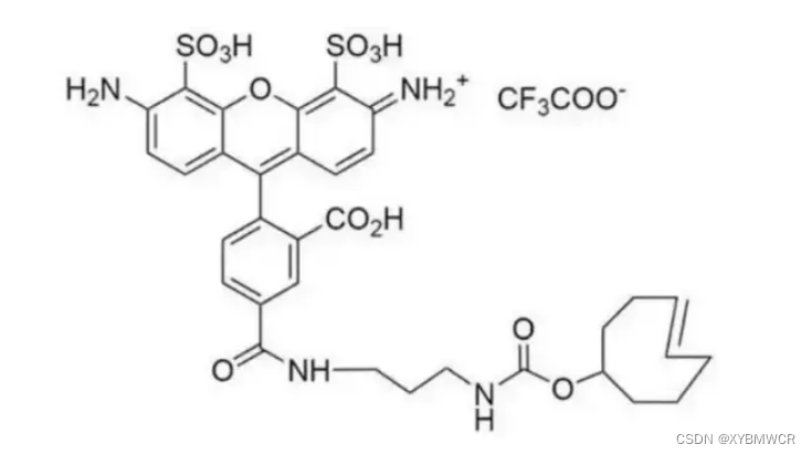 TCO AF488，AF488 反式环辛烯，可以用于各种生物实验中，如免疫荧光染色、细胞追踪、核酸检测等