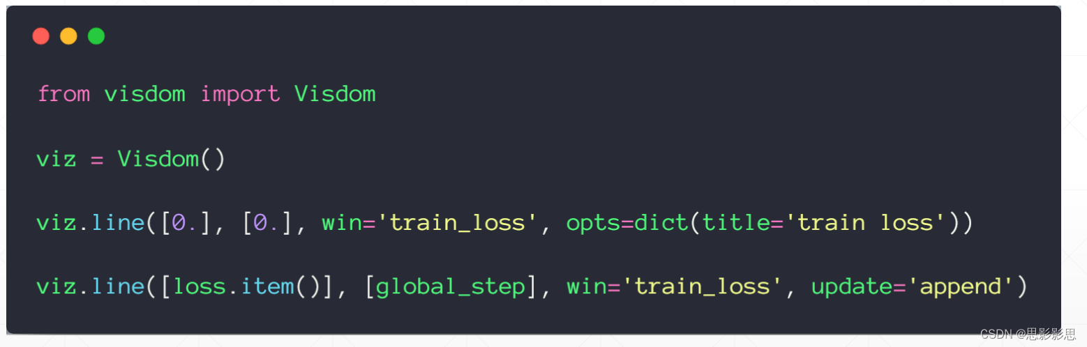 12-07 周四 <span style='color:red;'>Pytorch</span> 使用<span style='color:red;'>Visdom</span> 进行<span style='color:red;'>可</span><span style='color:red;'>视</span><span style='color:red;'>化</span>