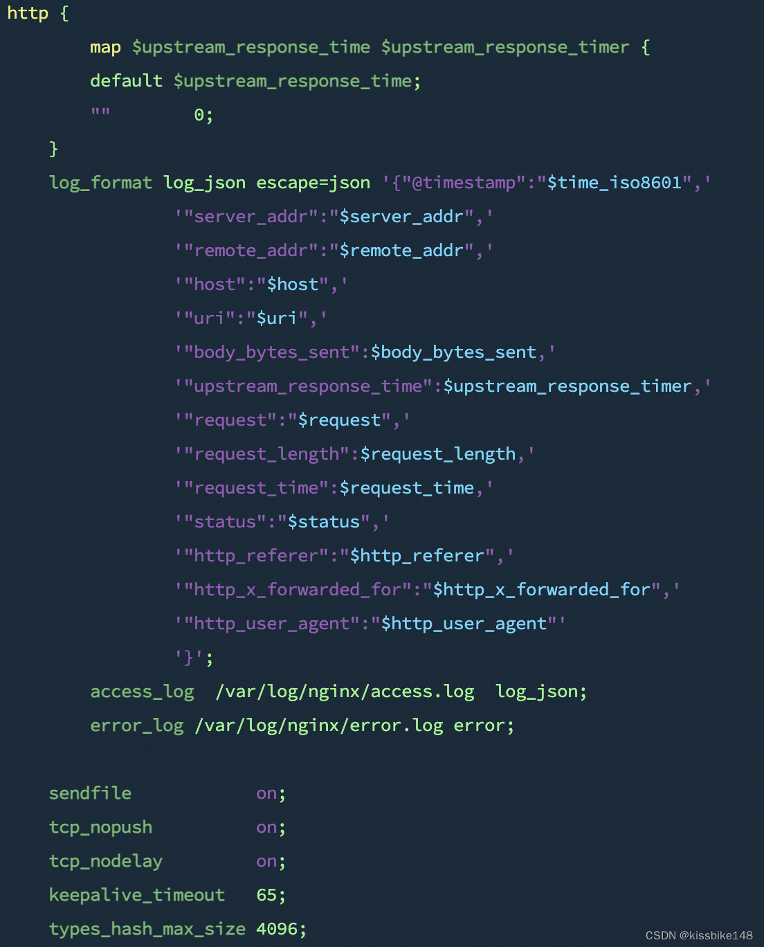 nginx log_json样式