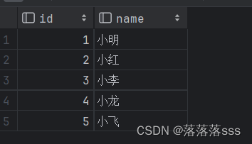 mysql的DQL语言