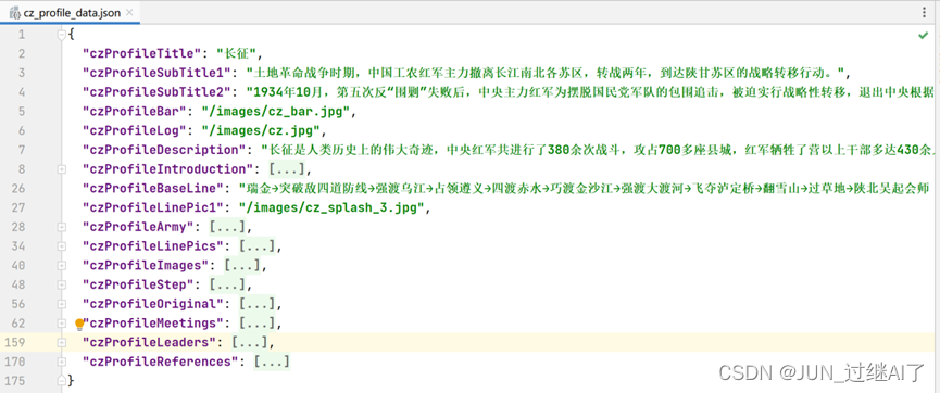 图1 cz_profile_data.json文件中的相关内容