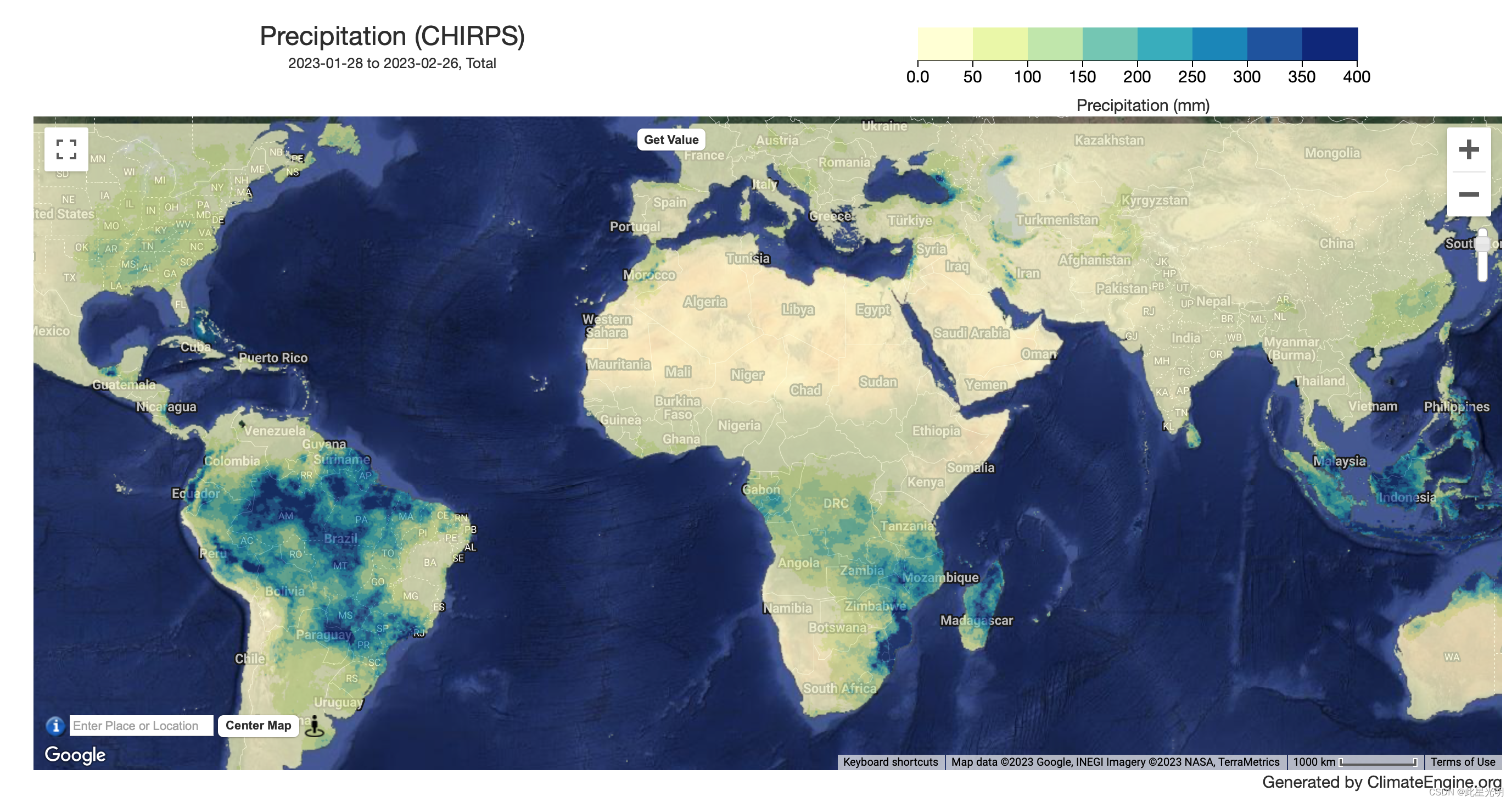 气候灾害组织：全球红外降水站数据