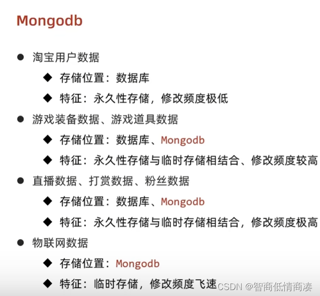NOSQL -- MOGODB