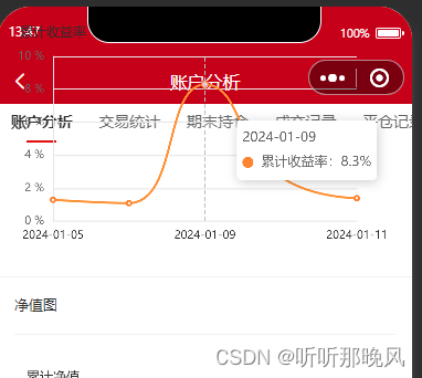 uniapp 如何使用echarts 以及解决tooltip自定义不生效；dataZoom报错问题