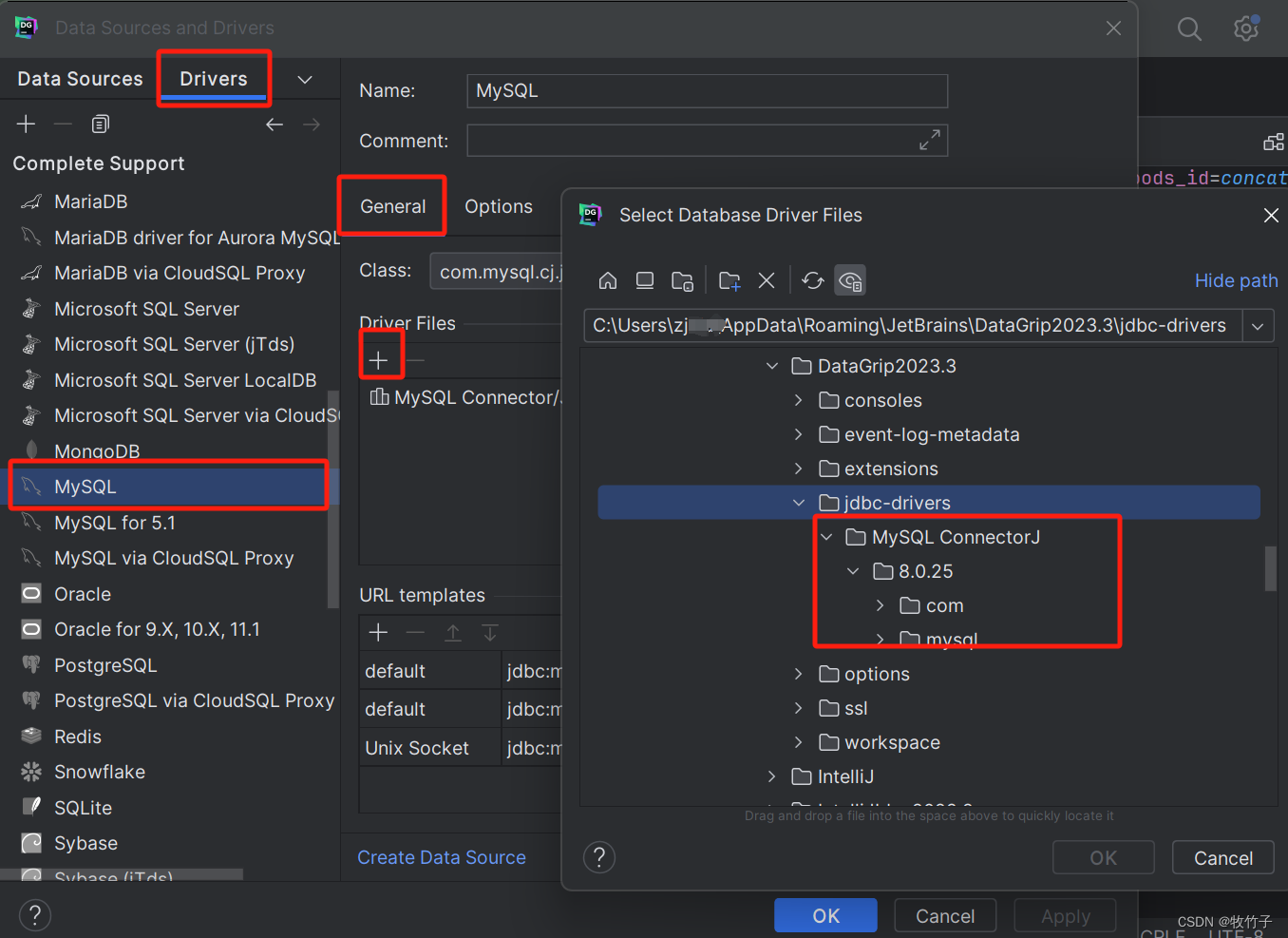 dataGrip连接数据库mysql和intersystems的iris