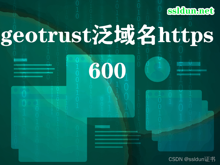 geotrust泛域名https600元