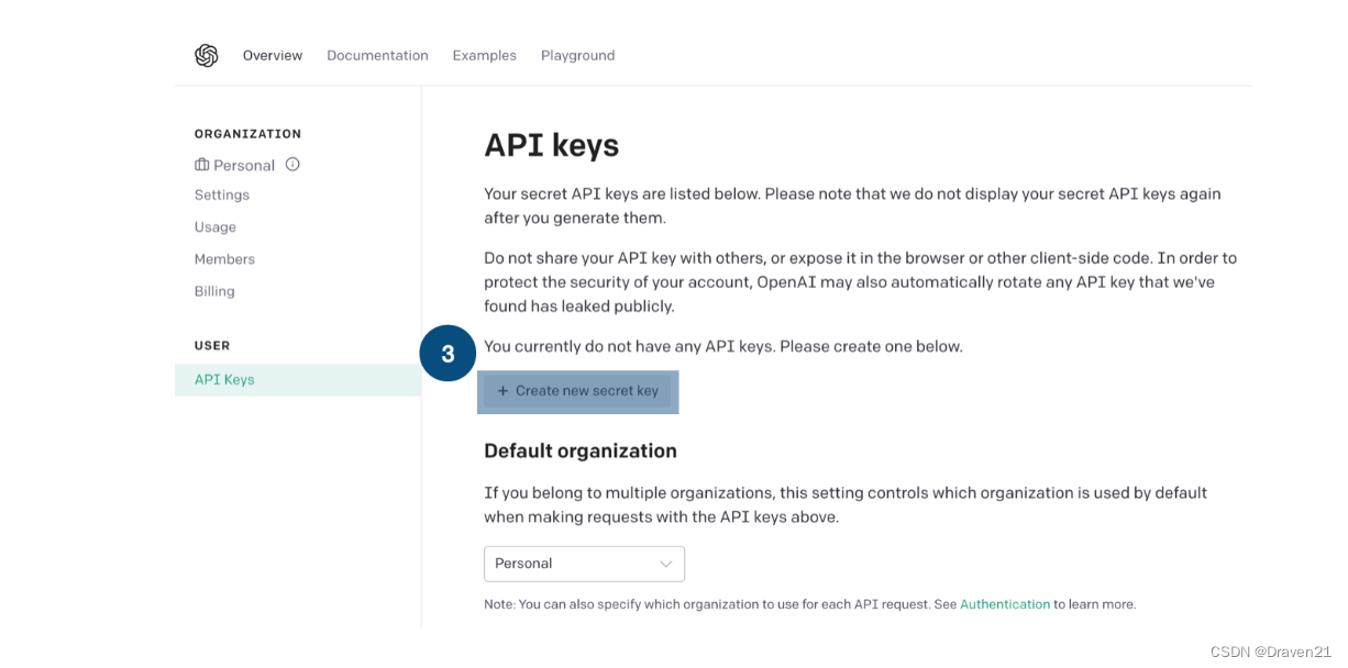  Get OpenAI Token Step3