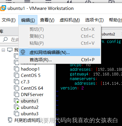 虚拟机<span style='color:red;'>VMWARE</span>的<span style='color:red;'>ubuntu</span>18.04网络<span style='color:red;'>配置</span>