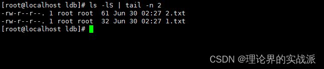 linux ls文件排序