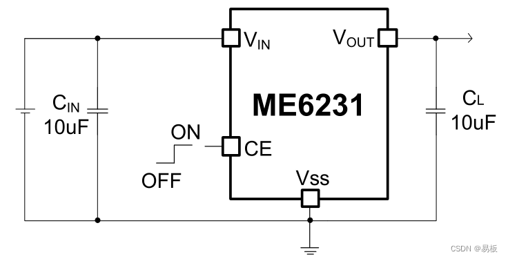 ME6231典型应用电路图