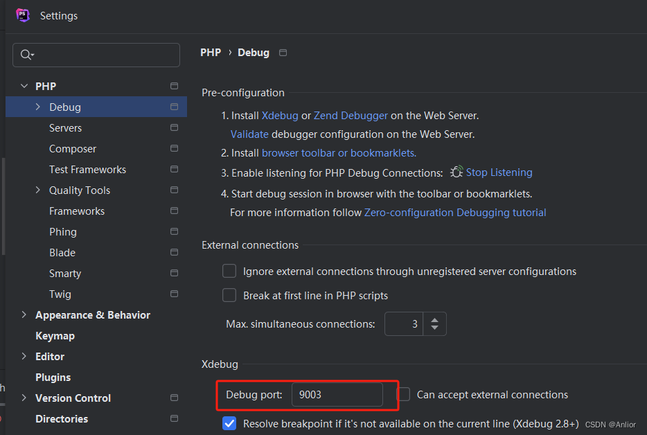 <span style='color:red;'>Phpstorm</span>使用<span style='color:red;'>xdebug</span>断点调试