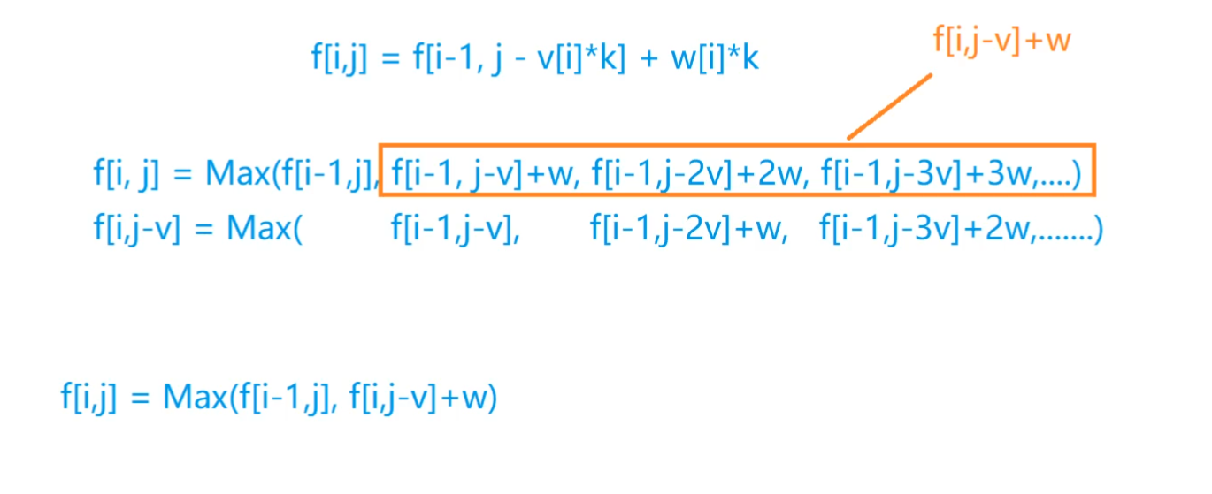 C++ 动态规划 完全背包问题