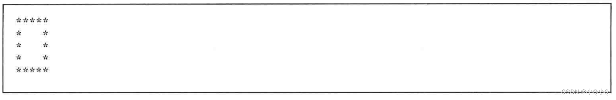 《C++大学教程》4.25星号正方形