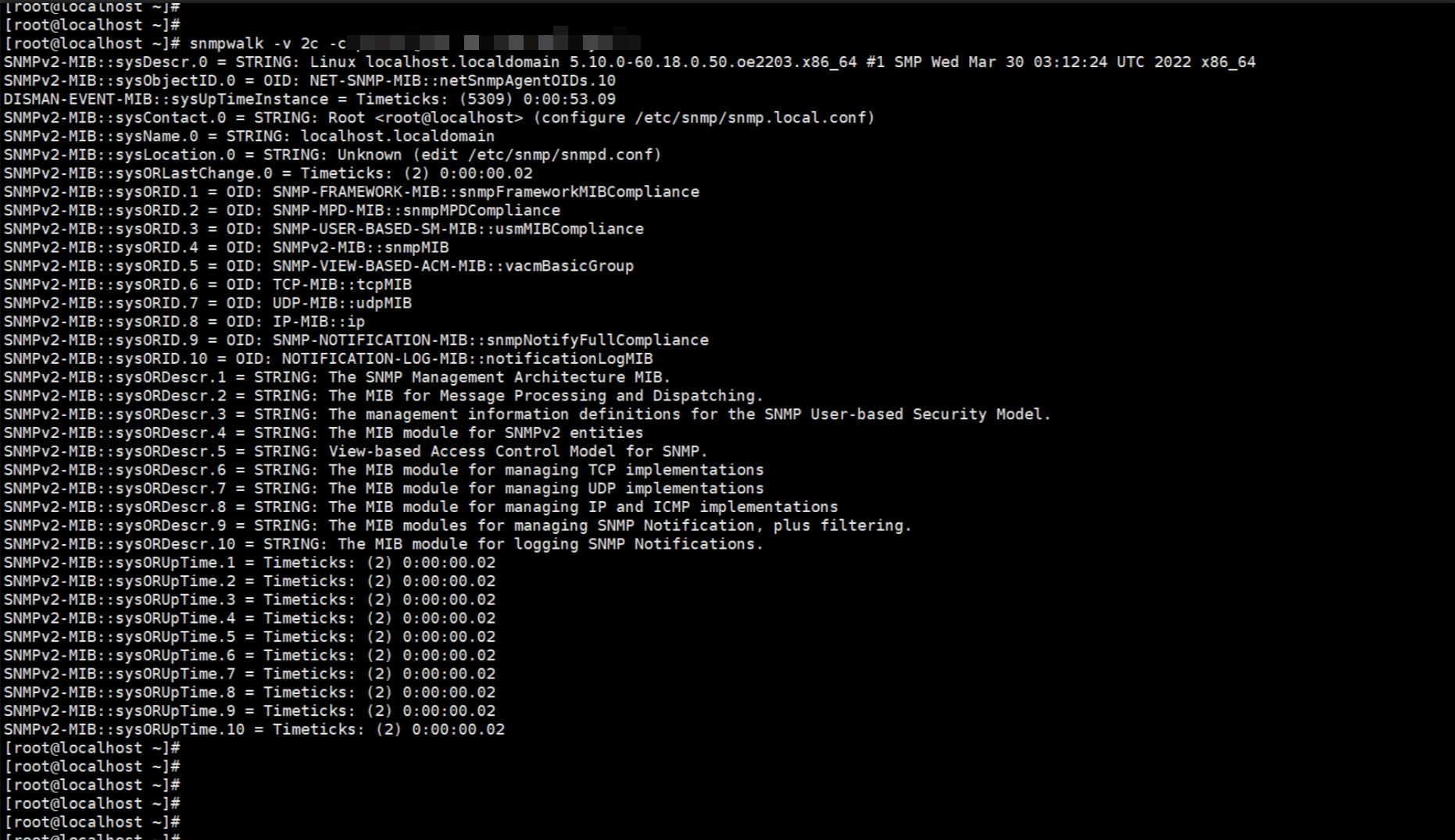 SNMP获取Linux系统信息