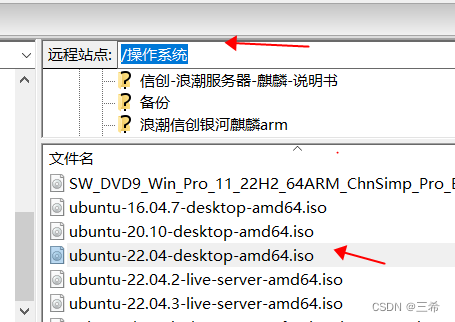 ubuntu22.04 下载路径