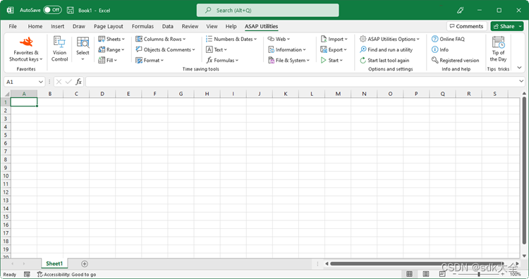 Excel 插件：ASAP Utilities Crack