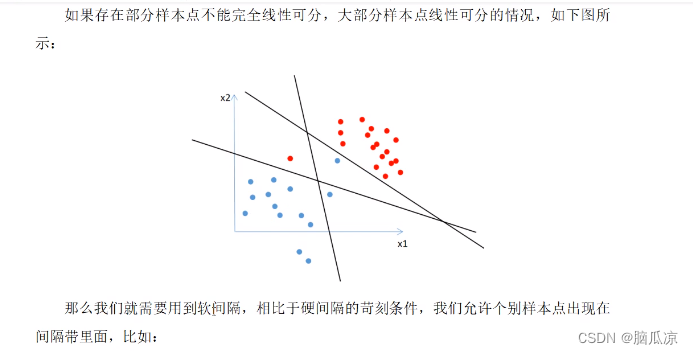 人工智能_机器学习070_SVM支持向量机_软间隔及优化_硬间隔_衡量间隔软度_引入松弛变量_理解隔离参数---人工智能工作笔记0110