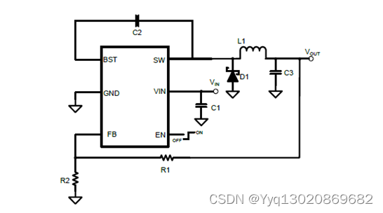 SCT2601，可替代LMR16006X/MP2459/MP2456；4.5V-60V Vin，0.6A，高效降压DCDC转换器