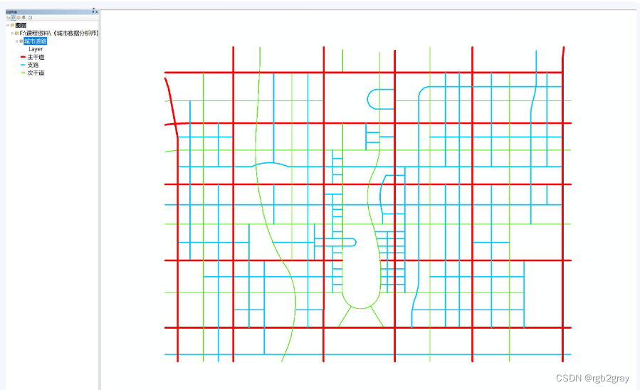 <span style='color:red;'>ArcGIS</span>学习（十六）基于交通网络<span style='color:red;'>的</span>城市<span style='color:red;'>情景</span>分析