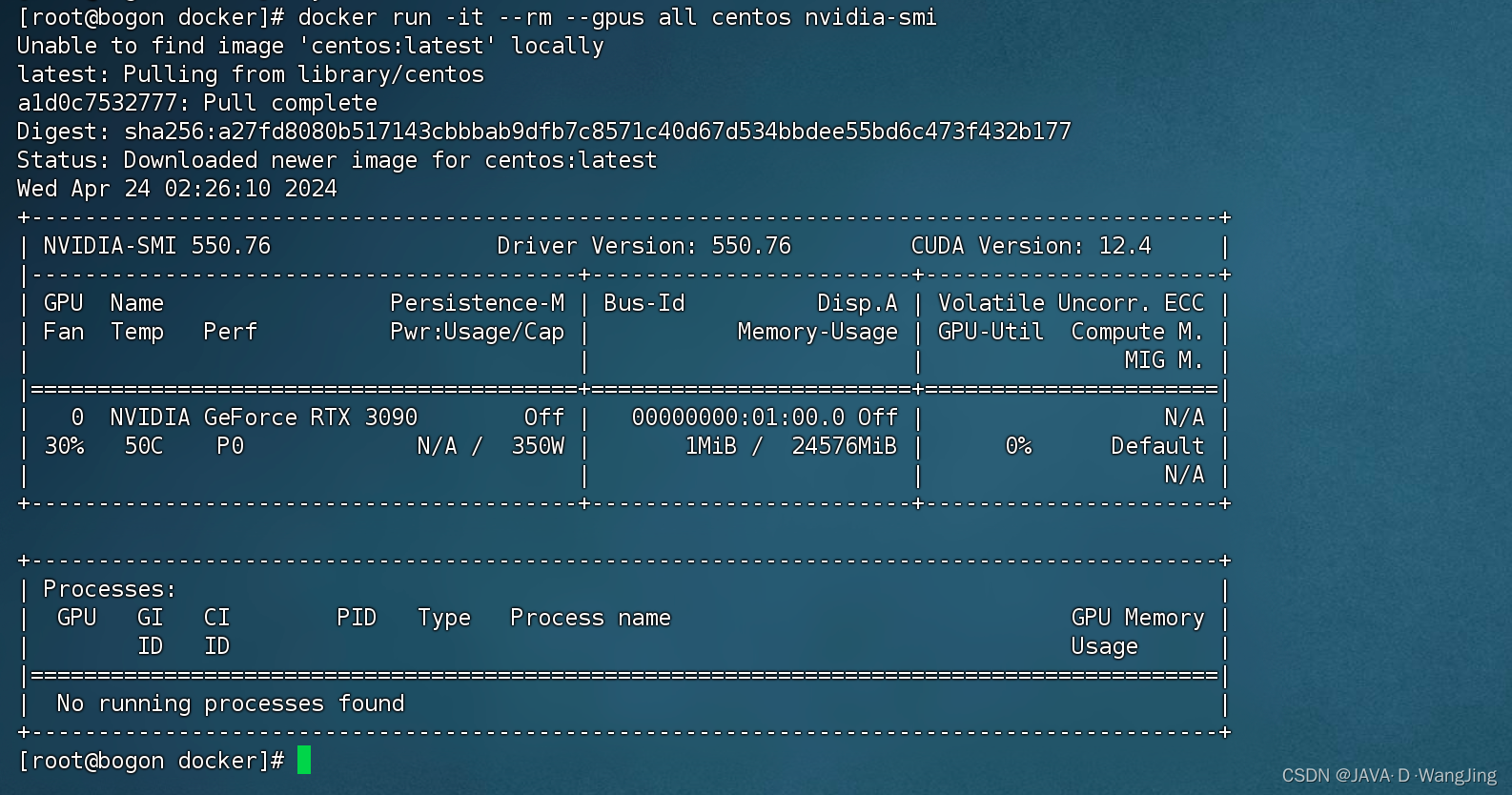 CentOS 7.9.2009 中 Docker 使用 GPU
