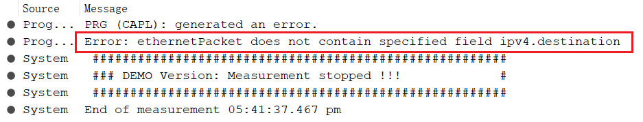 on ethernetPacket事件函数接收报文时标准的处理流程