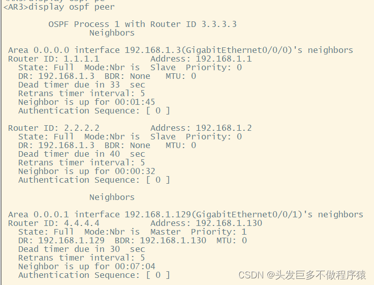 OSPF实验