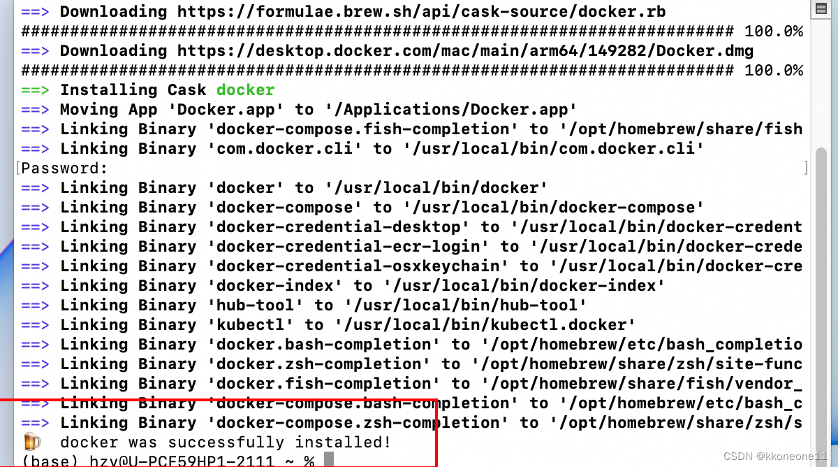 Mac下载docker