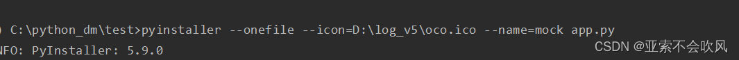 flask+pyinstaller实现mock接<span style='color:red;'>口</span>，并打包到exe<span style='color:red;'>运行</span><span style='color:red;'>使用</span>postman验证