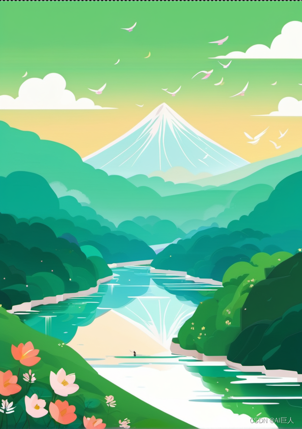 ai绘画教程清明海报设计