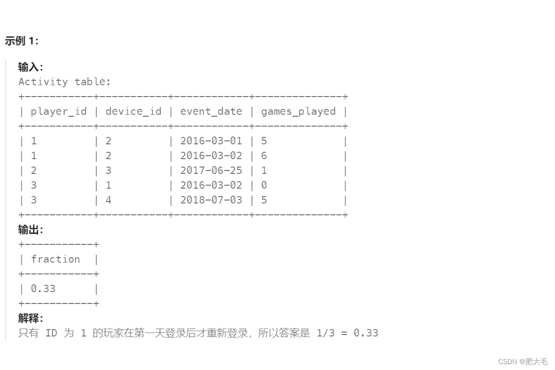 LeetCode刷题---游戏玩法分析 IV