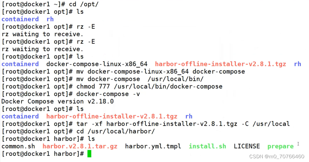 <span style='color:red;'>Docker</span>-<span style='color:red;'>harbor</span>私有<span style='color:red;'>仓库</span>