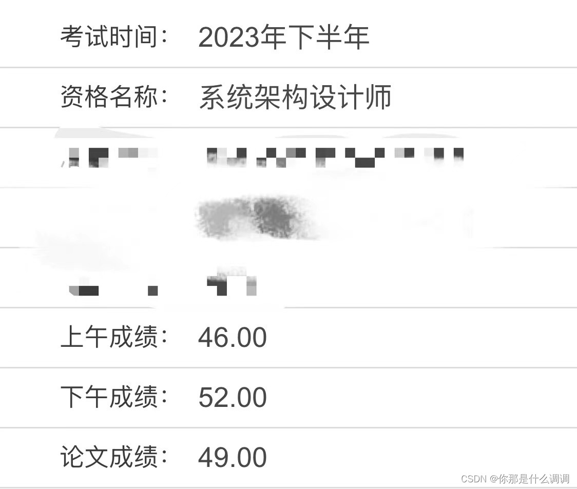 2023 下半年系统架构设计师学习进度