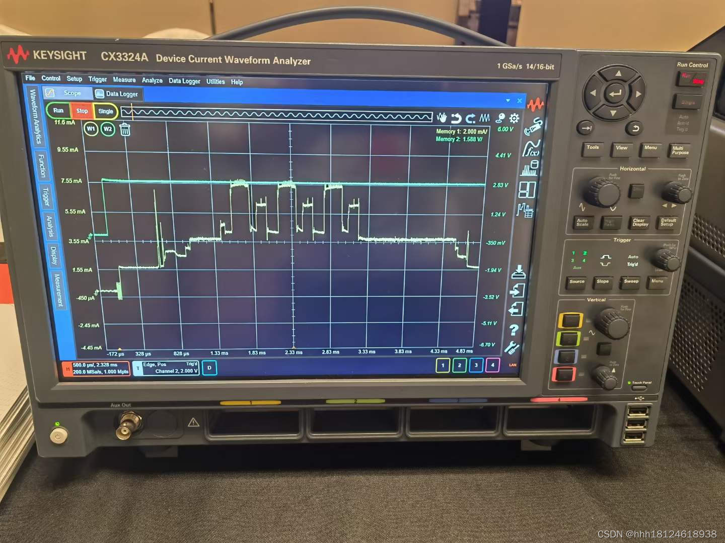 CX3324A是德科技CX3324A器件电流波形分析仪