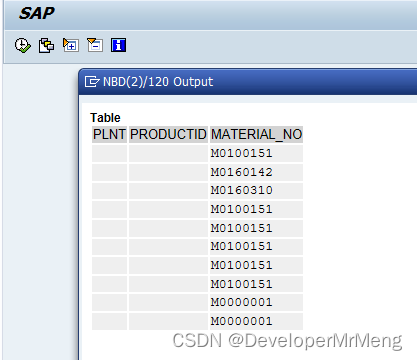 ABAP ADBC_QUERY 测试代码