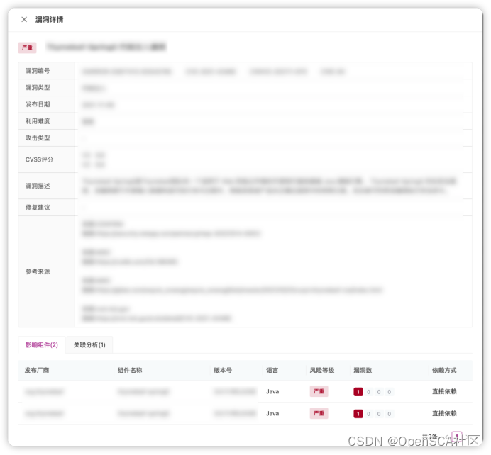 重大升级 | OpenSCA SaaS全面接入供应链安全情报！