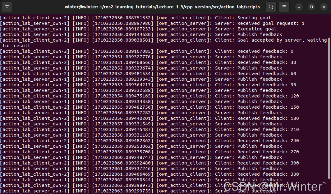 ROS2从入门到精通1-3:详解ROS2动作通信机制与自定义动作