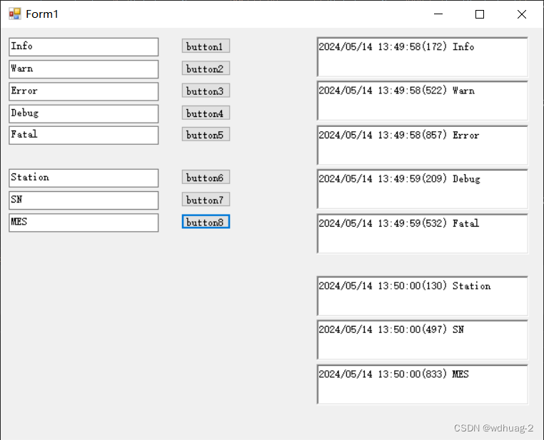 VisualStudio C#中使用Log4net输出不同类型的日志_c# 输出日志到vs-CSDN博客