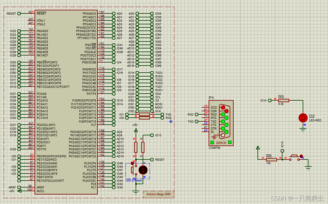 利用proteus实现<span style='color:red;'>串口</span>助手和<span style='color:red;'>arduino</span> Mega 2560的<span style='color:red;'>串口</span>通信