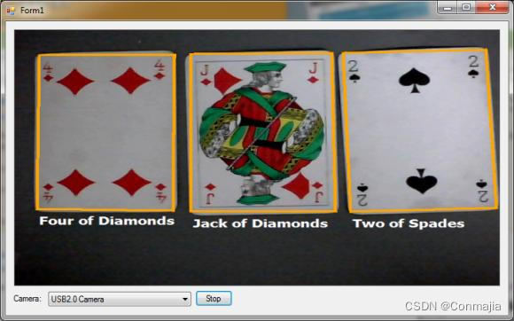 基于 AForge.Net 框架的扑克牌<span style='color:red;'>计算机</span><span style='color:red;'>视觉</span><span style='color:red;'>识别</span>
