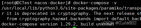 -bash: docker-compose: 未找到命令