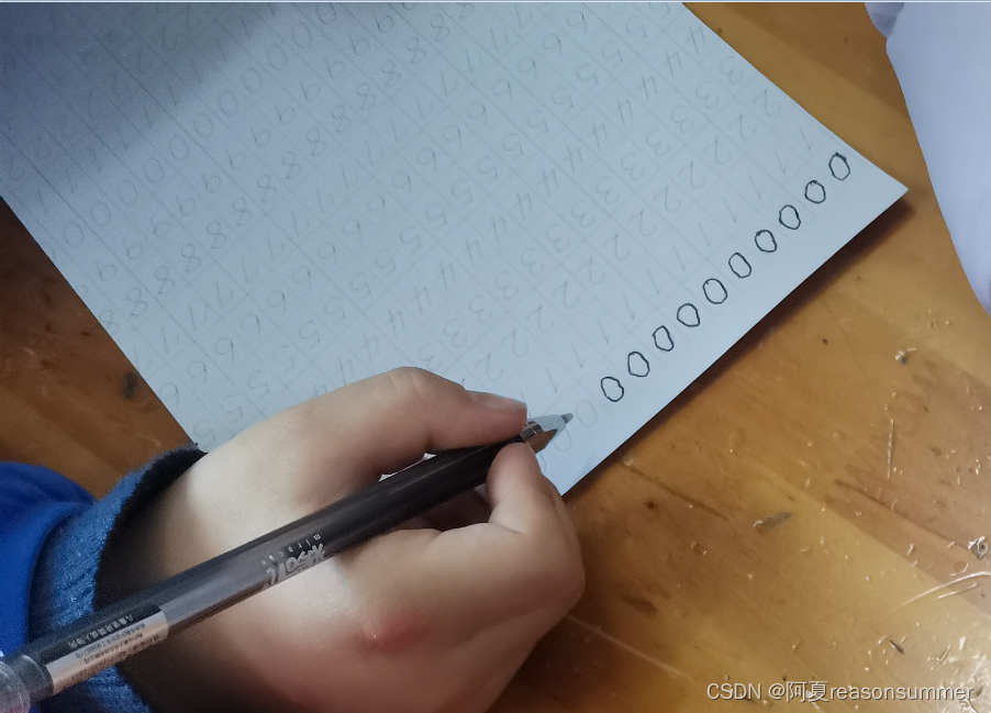 【教学类-44-07】20240318 0-9数字描字帖 A4横版整页（宋体、黑体、文鼎虚线体、print dashed 德彪行书行楷）-CSDN博客