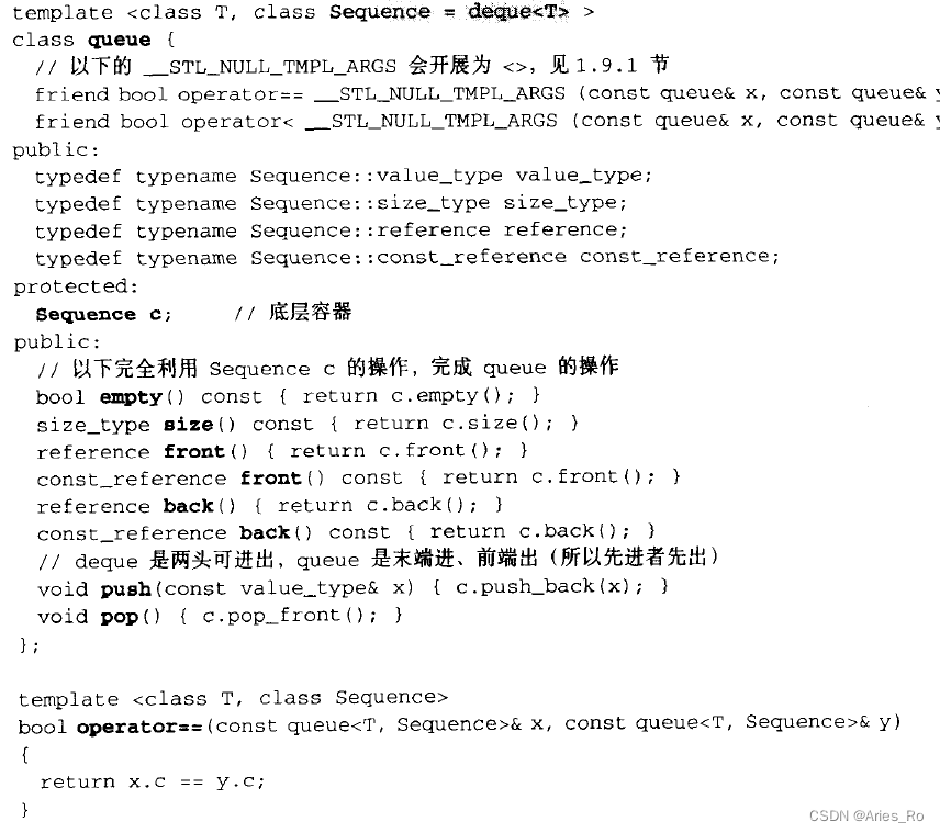 3.3 序列式容器-deque、stack、queue、heap、priority_queue