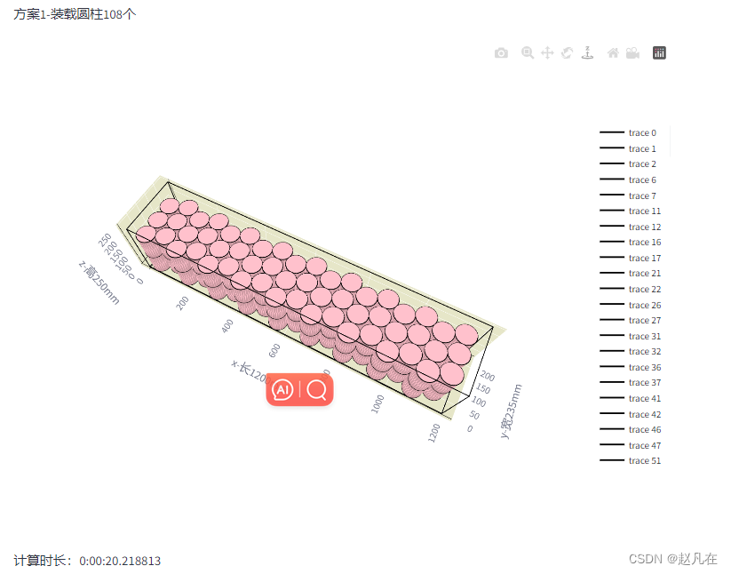 使用plotly dash 画3d圆柱（Python）