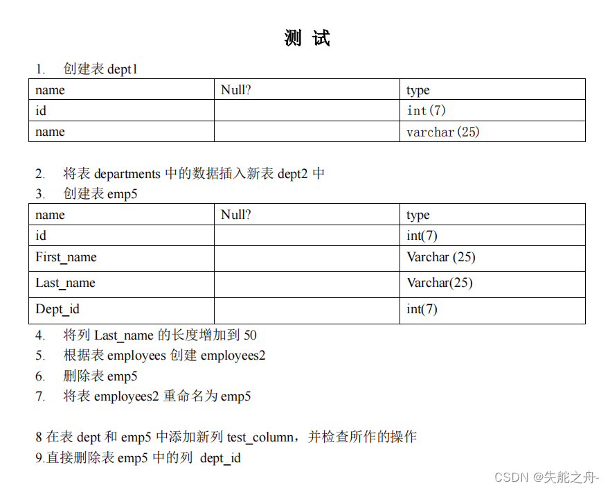 【Mysql数据库基础07】DDL 数据定义语言