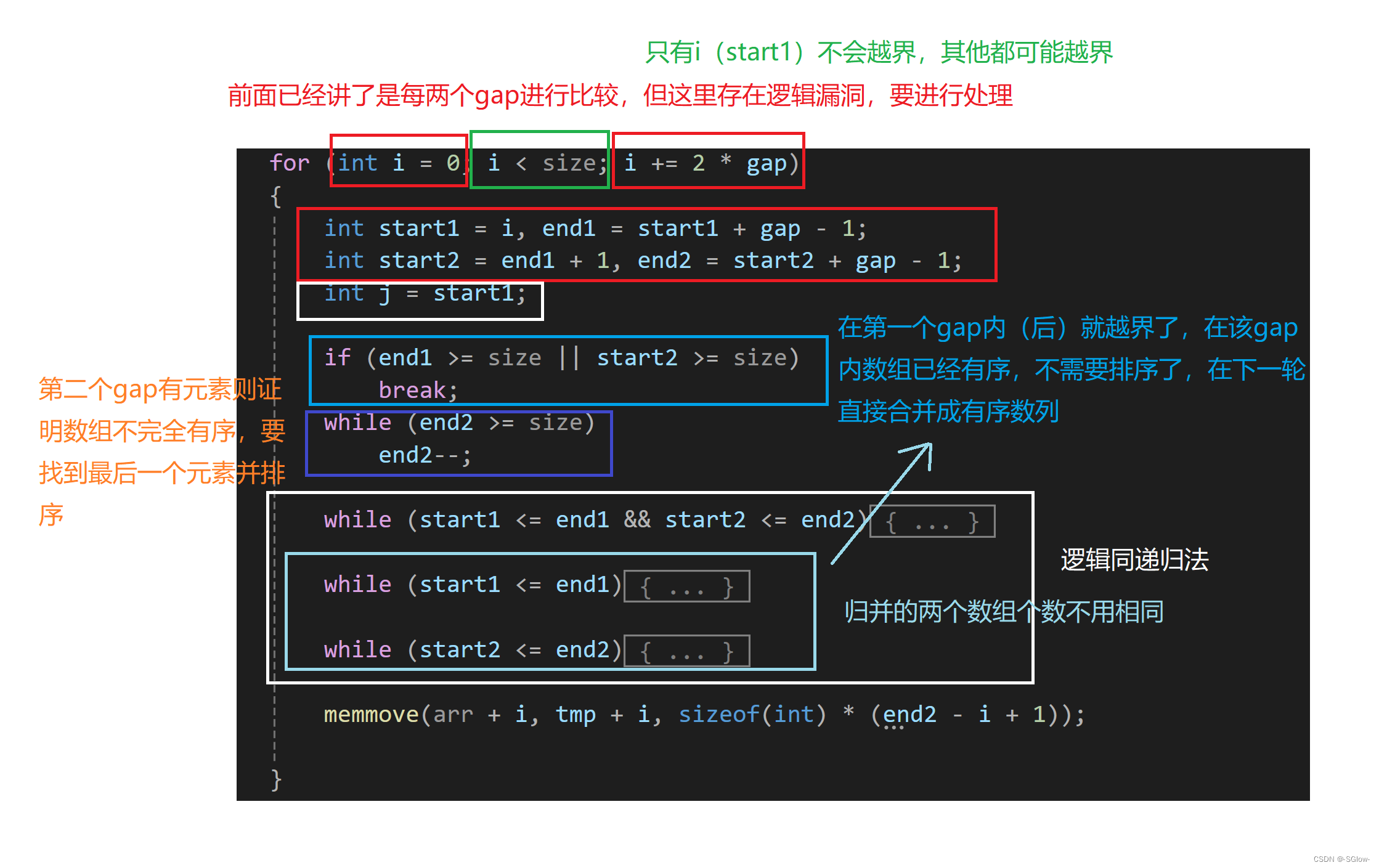 C语言数据结构易错知识点（6）（快速排序、归并排序、计数排序）