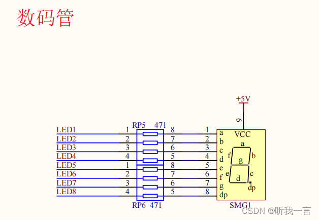 普中STM32-PZ6806L开发板(HAL库函数实现-<span style='color:red;'>7</span><span style='color:red;'>段</span>共阳<span style='color:red;'>数码</span><span style='color:red;'>管</span><span style='color:red;'>数字</span>显示)