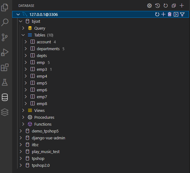 vscode安装mysql相关插件