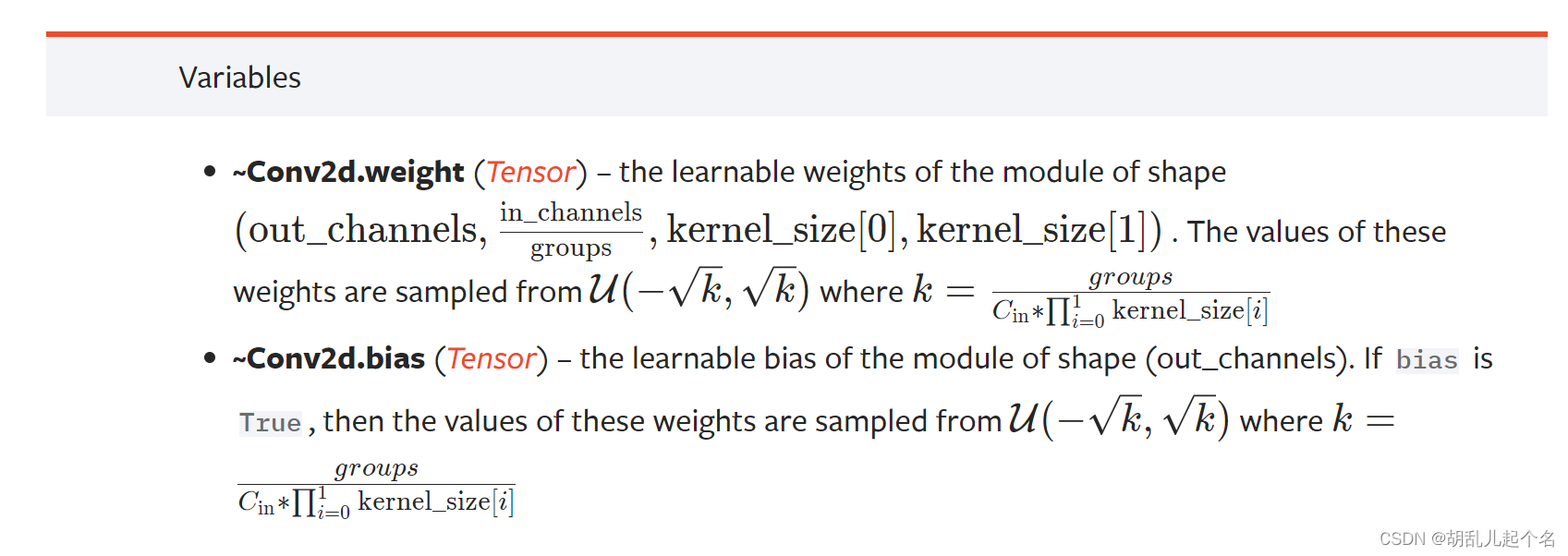 Pytorch--Convolution Layers